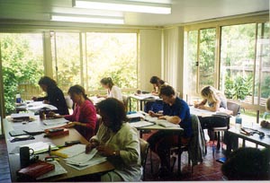 Examination day at the Academy